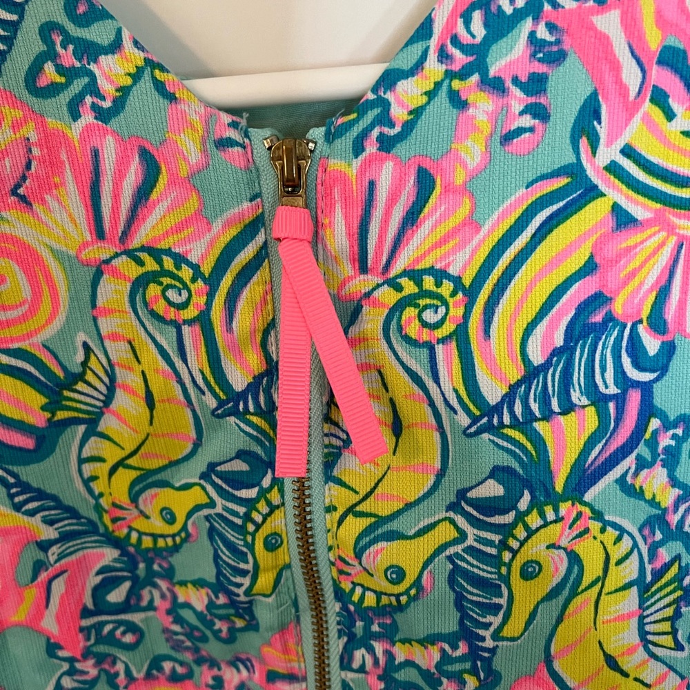 Sigird Olsen Girls Tropical Print Dress - Picture 4 of 5